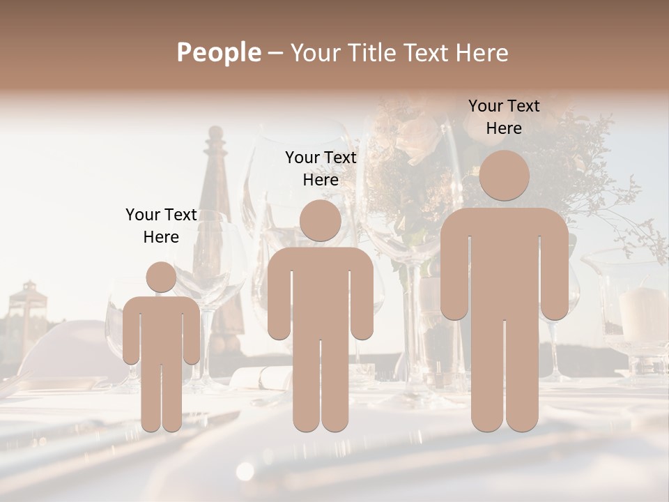 Party Luxury Arrangement PowerPoint Template