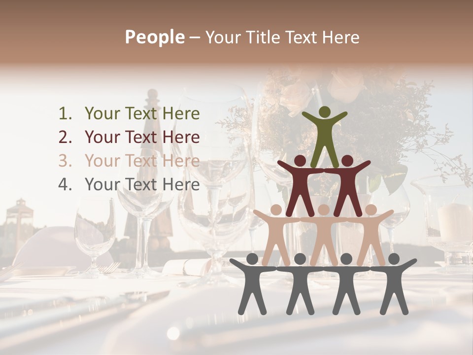 Party Luxury Arrangement PowerPoint Template