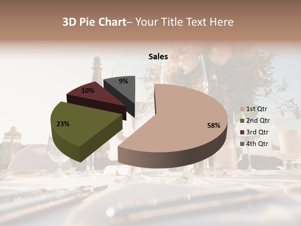 Party Luxury Arrangement PowerPoint Template