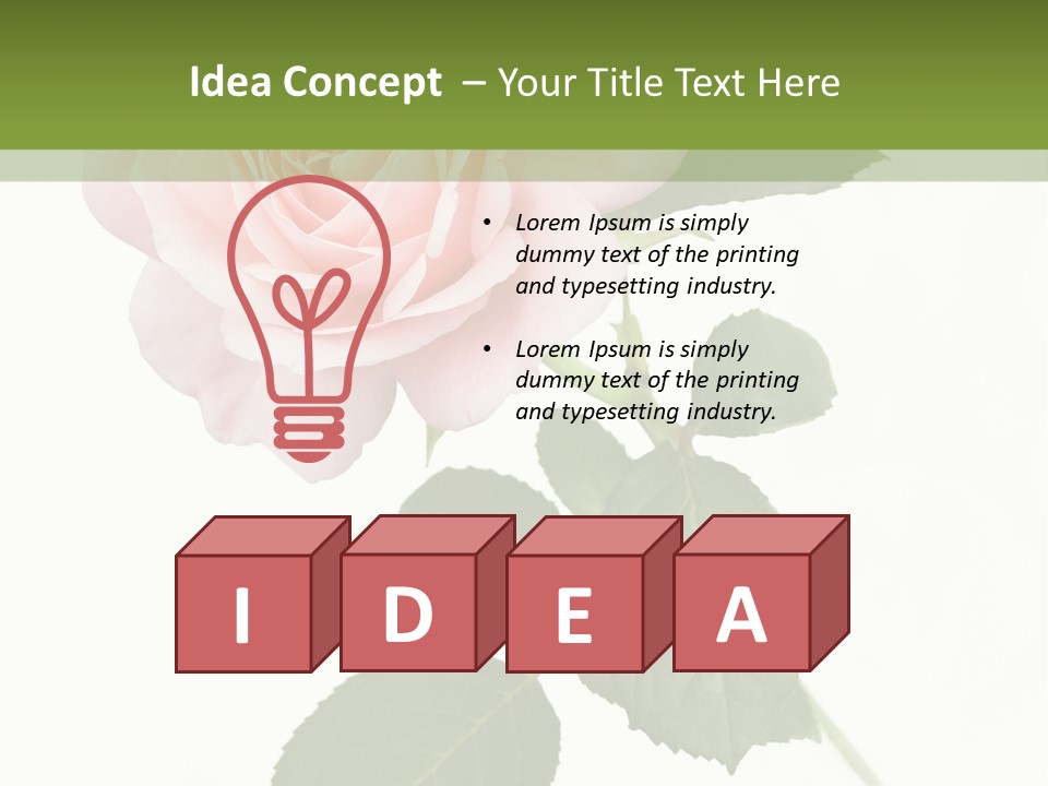 Nature Soft Cream PowerPoint Template