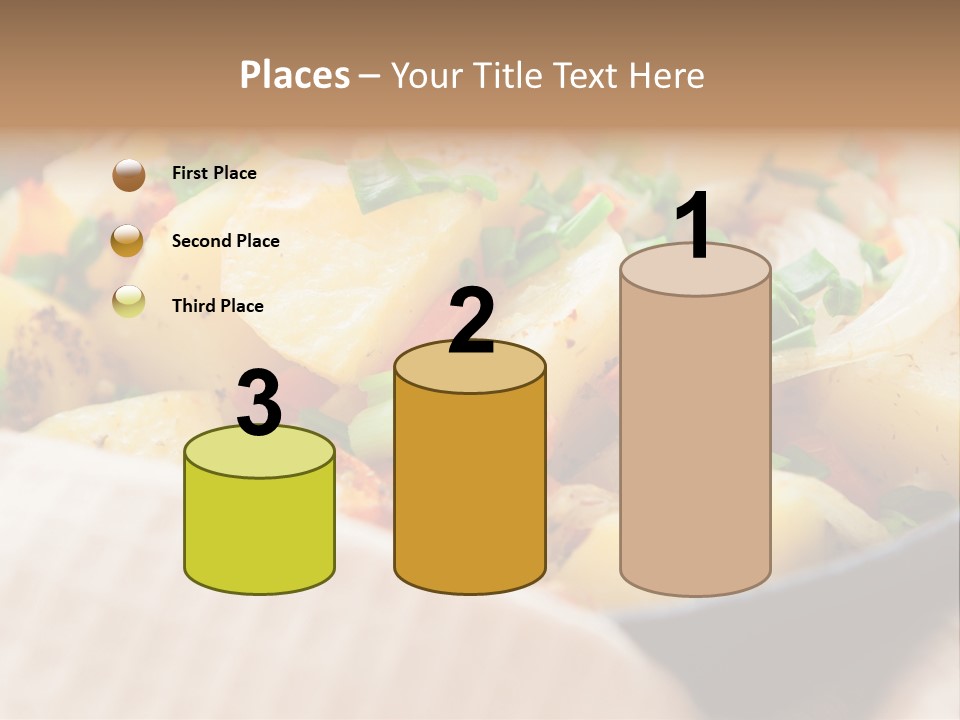 Panfried Large Chunks Carrots PowerPoint Template