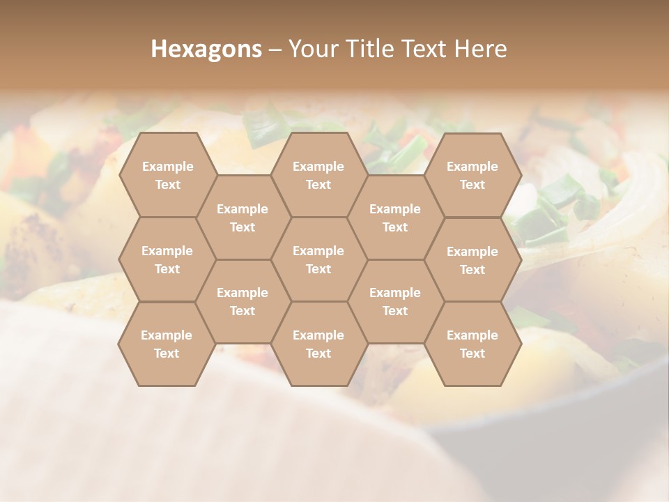 Panfried Large Chunks Carrots PowerPoint Template