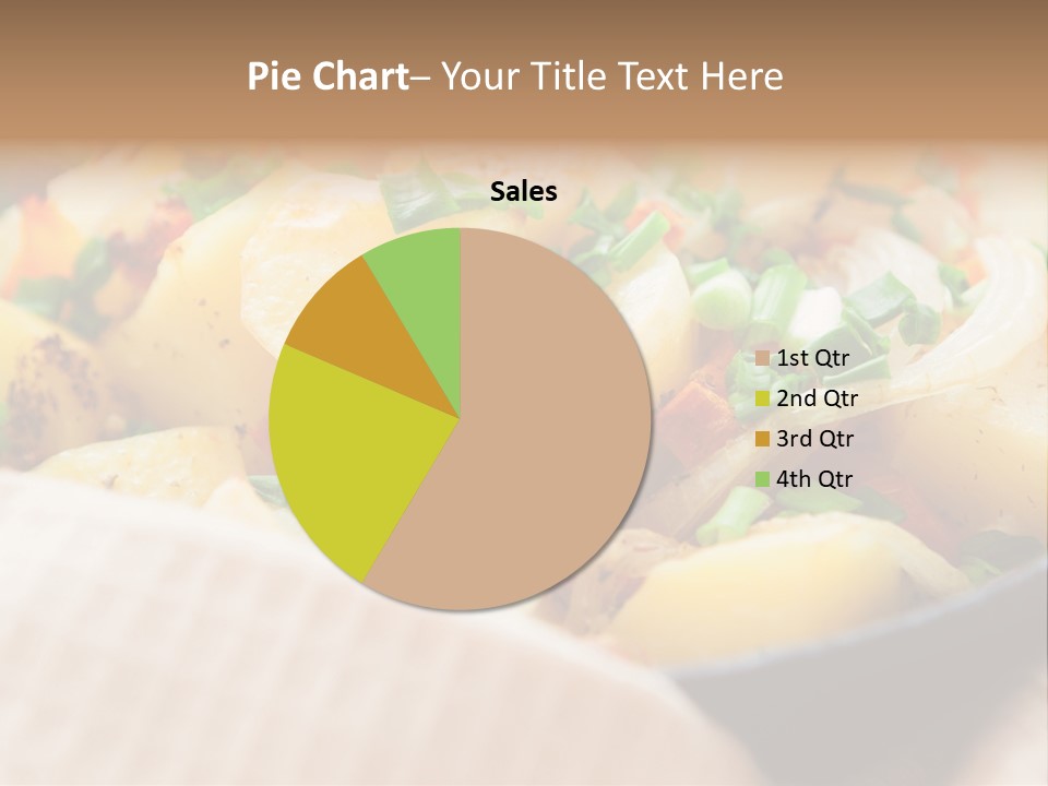 Panfried Large Chunks Carrots PowerPoint Template
