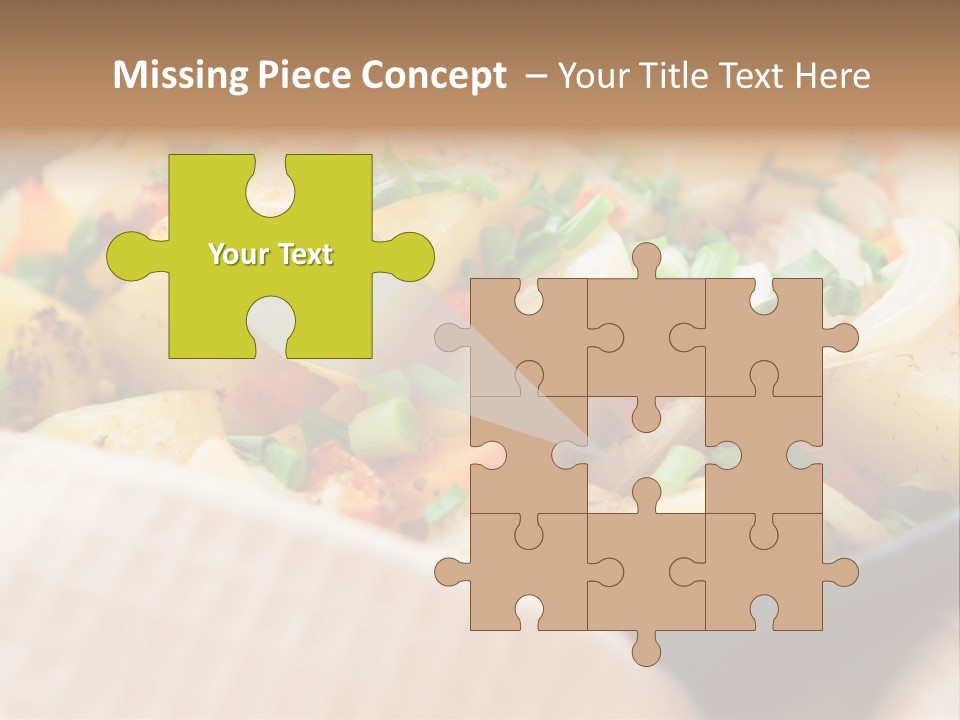 Panfried Large Chunks Carrots PowerPoint Template