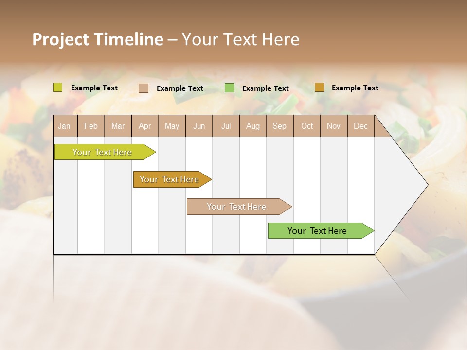 Panfried Large Chunks Carrots PowerPoint Template