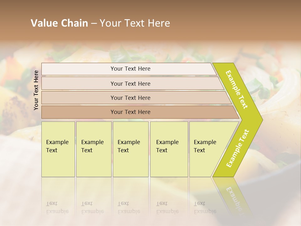 Panfried Large Chunks Carrots PowerPoint Template