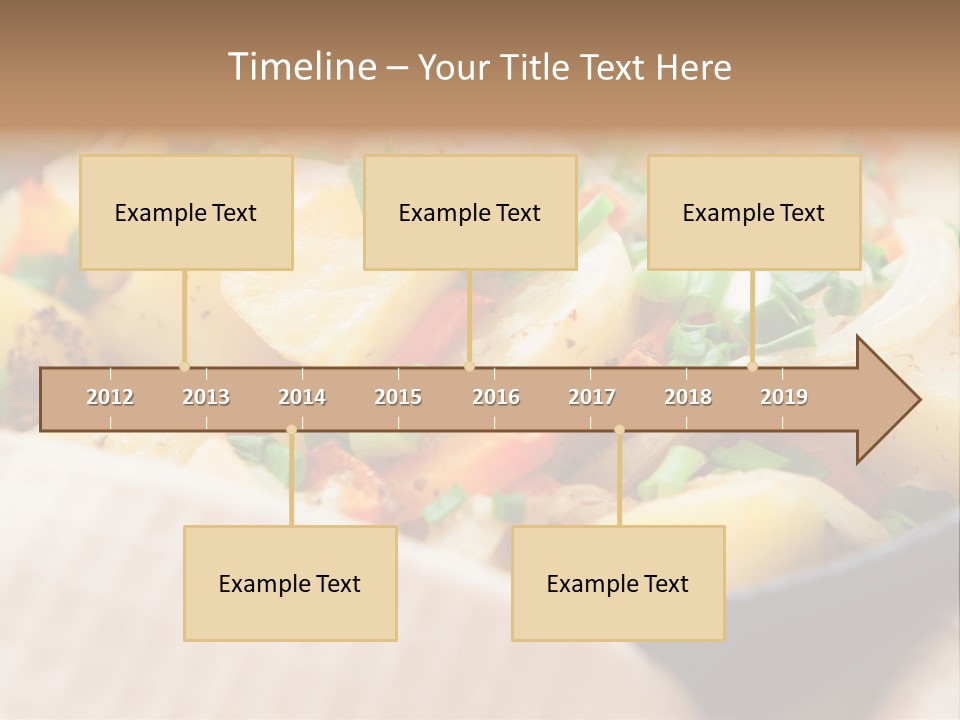 Panfried Large Chunks Carrots PowerPoint Template