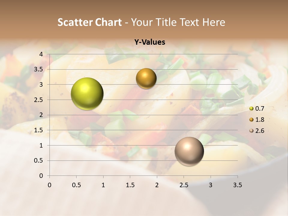 Panfried Large Chunks Carrots PowerPoint Template