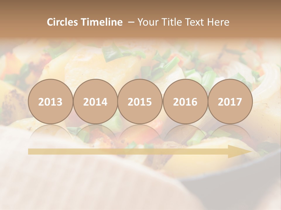 Panfried Large Chunks Carrots PowerPoint Template