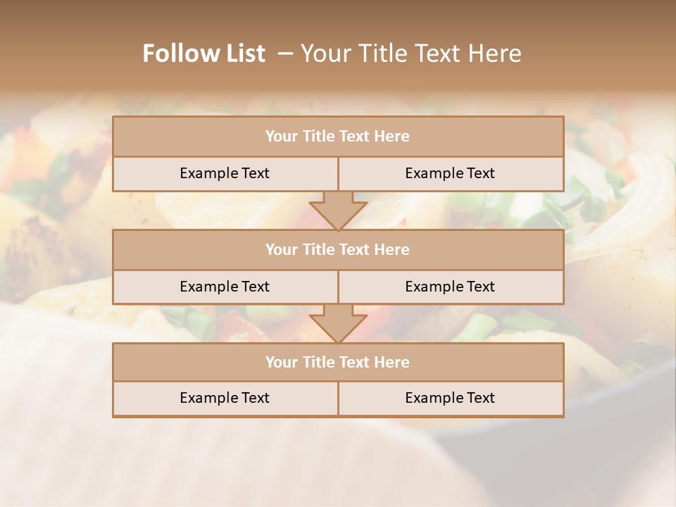 Panfried Large Chunks Carrots PowerPoint Template