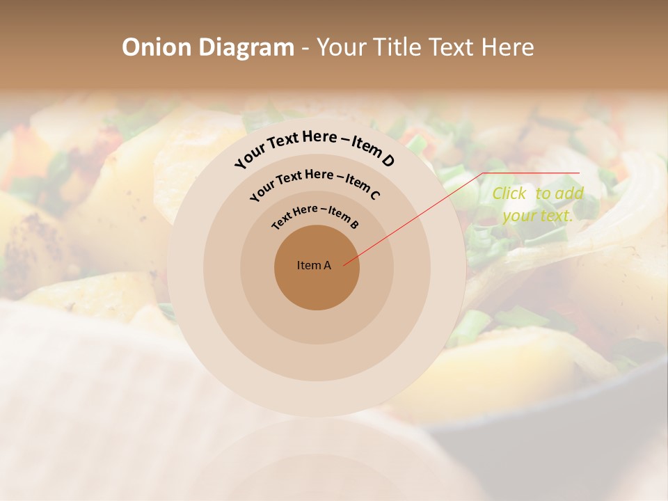 Panfried Large Chunks Carrots PowerPoint Template