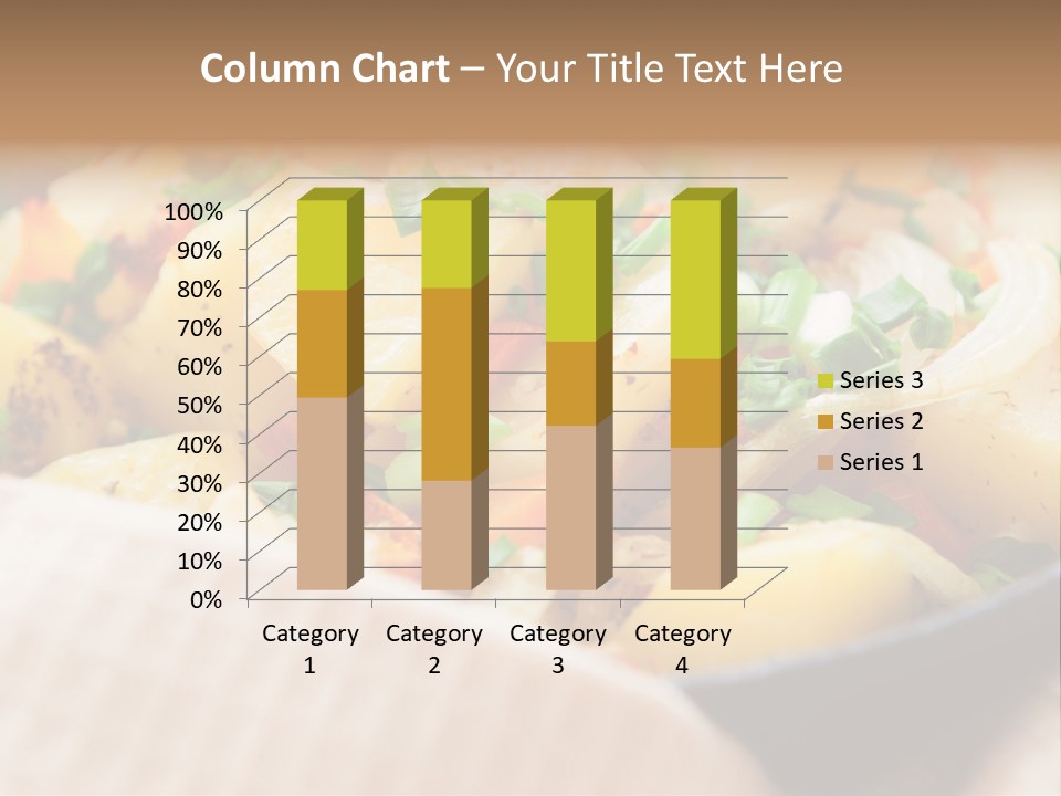 Panfried Large Chunks Carrots PowerPoint Template