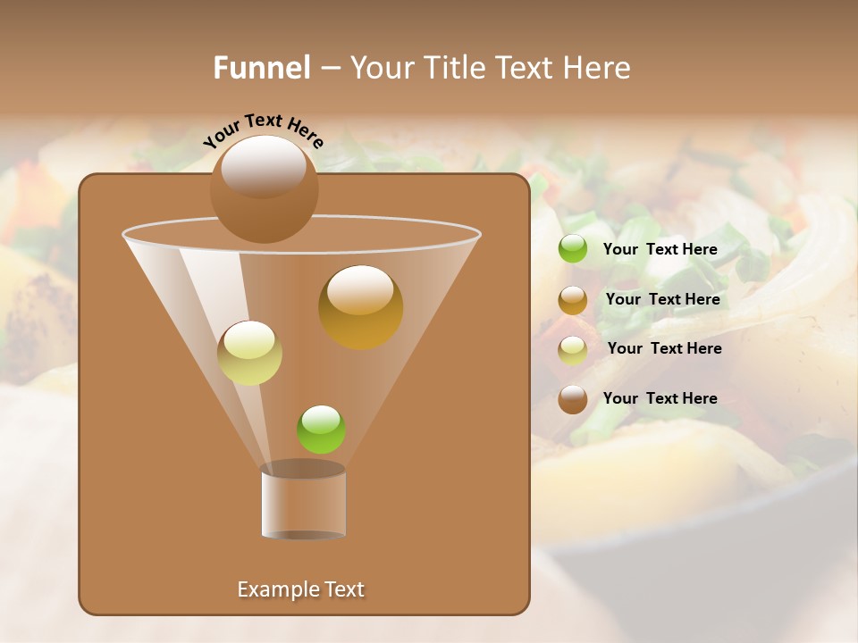 Panfried Large Chunks Carrots PowerPoint Template