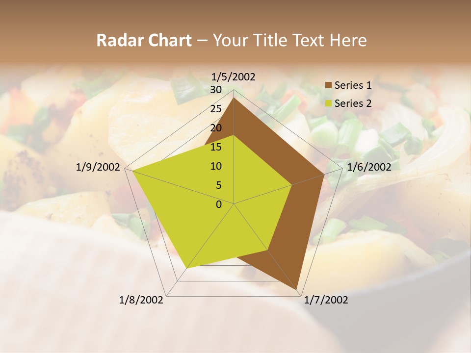 Panfried Large Chunks Carrots PowerPoint Template