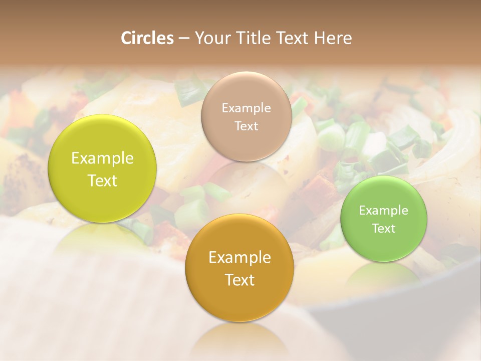 Panfried Large Chunks Carrots PowerPoint Template