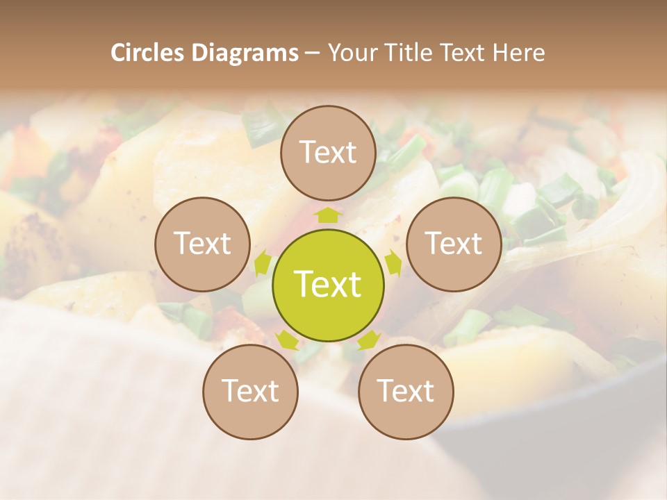 Panfried Large Chunks Carrots PowerPoint Template