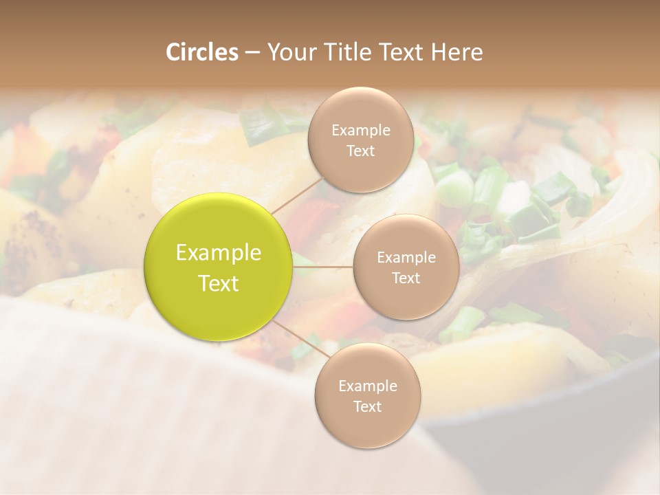 Panfried Large Chunks Carrots PowerPoint Template