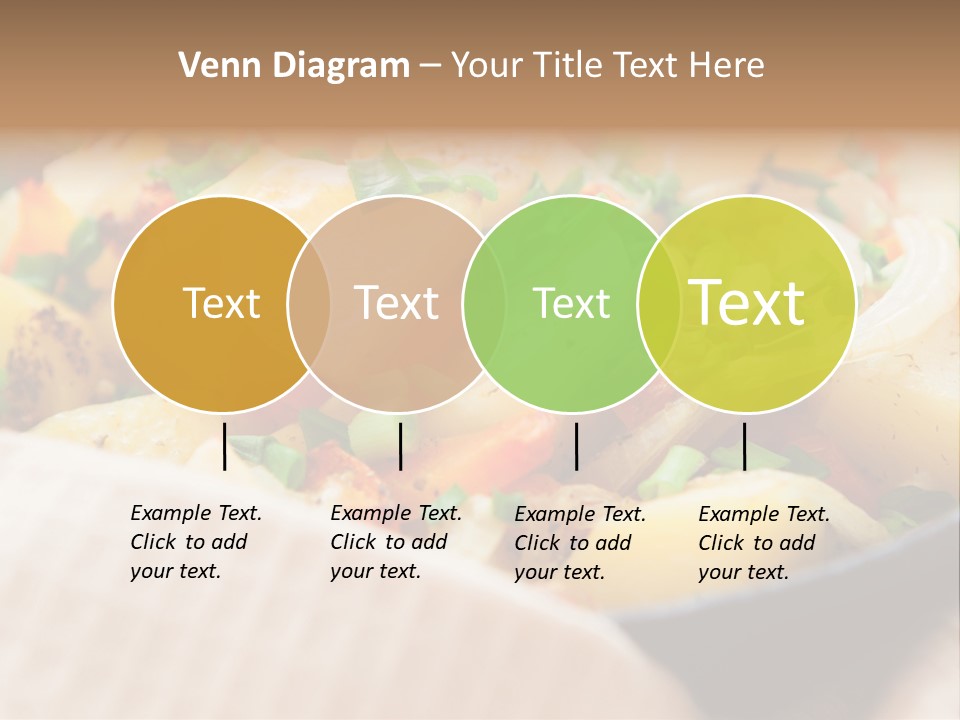 Panfried Large Chunks Carrots PowerPoint Template