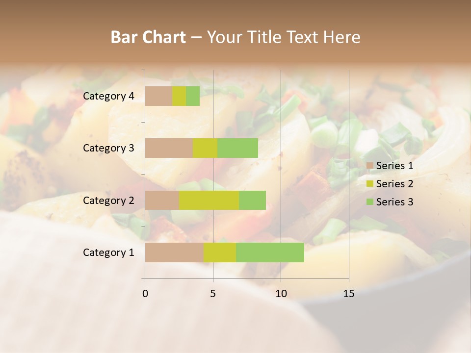 Panfried Large Chunks Carrots PowerPoint Template