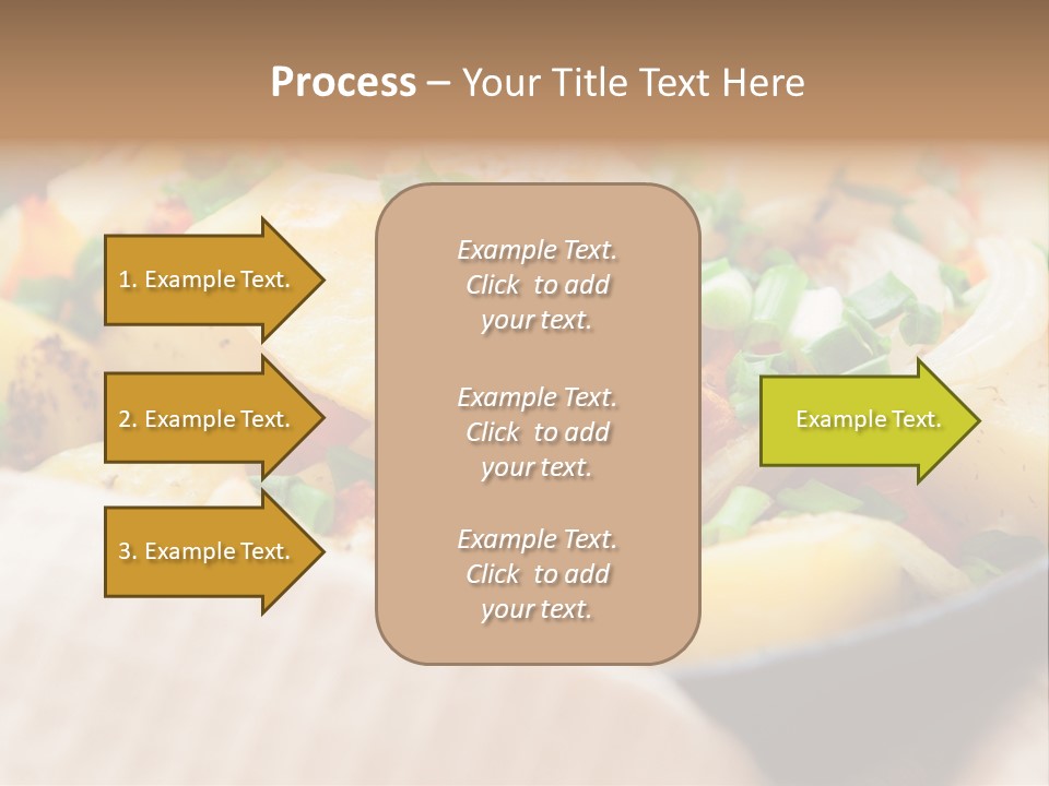 Panfried Large Chunks Carrots PowerPoint Template