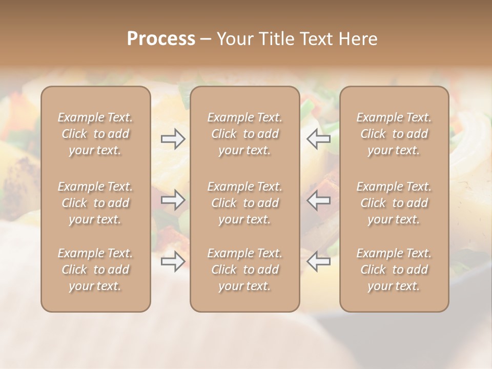 Panfried Large Chunks Carrots PowerPoint Template