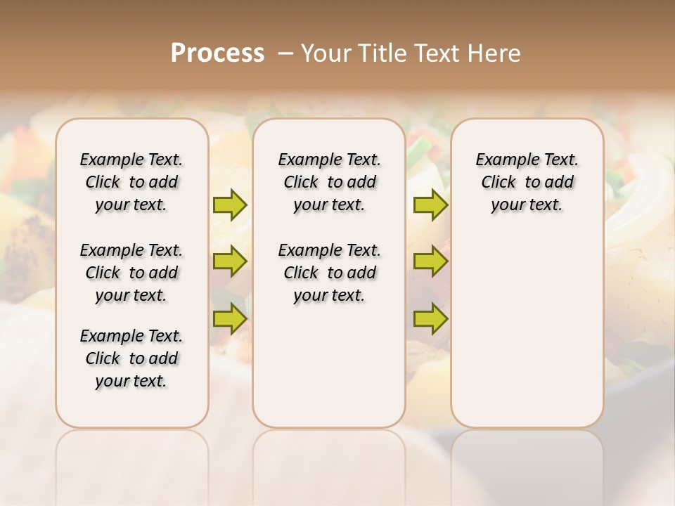 Panfried Large Chunks Carrots PowerPoint Template