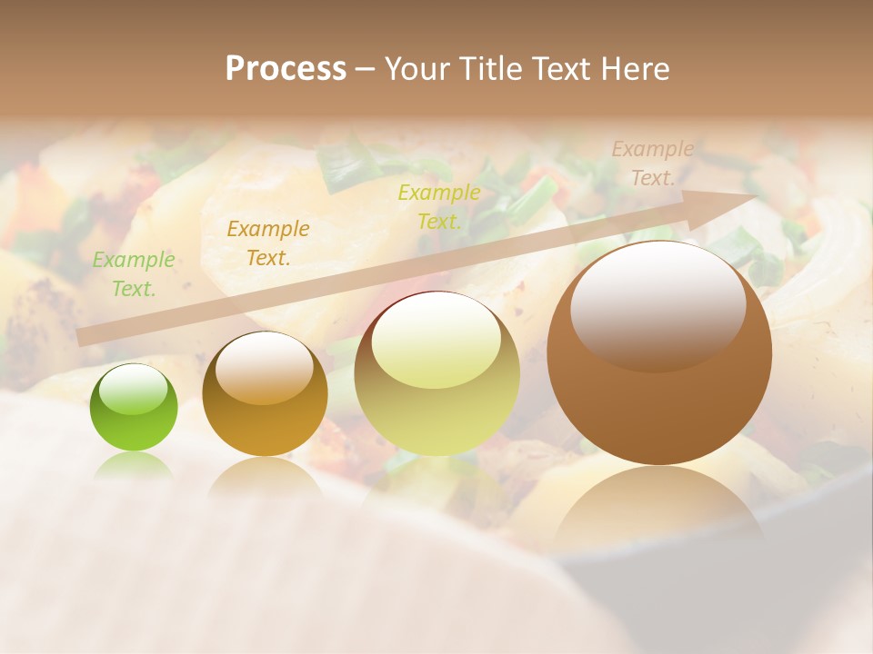 Panfried Large Chunks Carrots PowerPoint Template