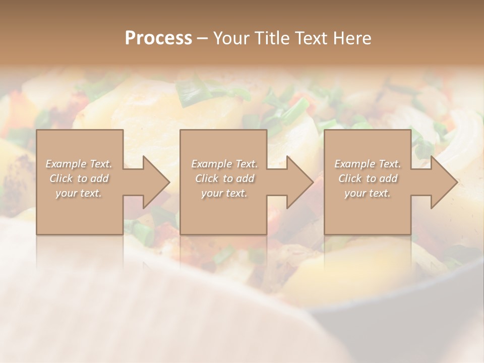 Panfried Large Chunks Carrots PowerPoint Template
