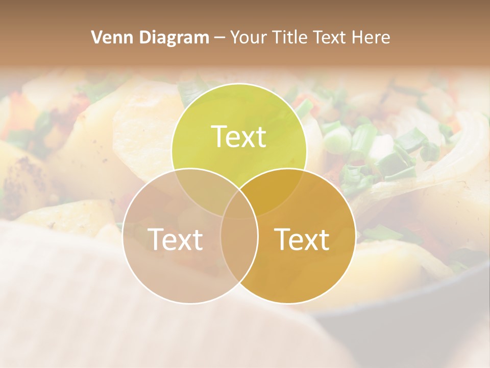 Panfried Large Chunks Carrots PowerPoint Template