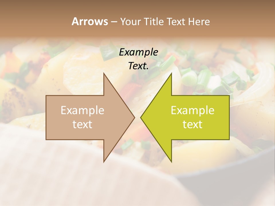 Panfried Large Chunks Carrots PowerPoint Template