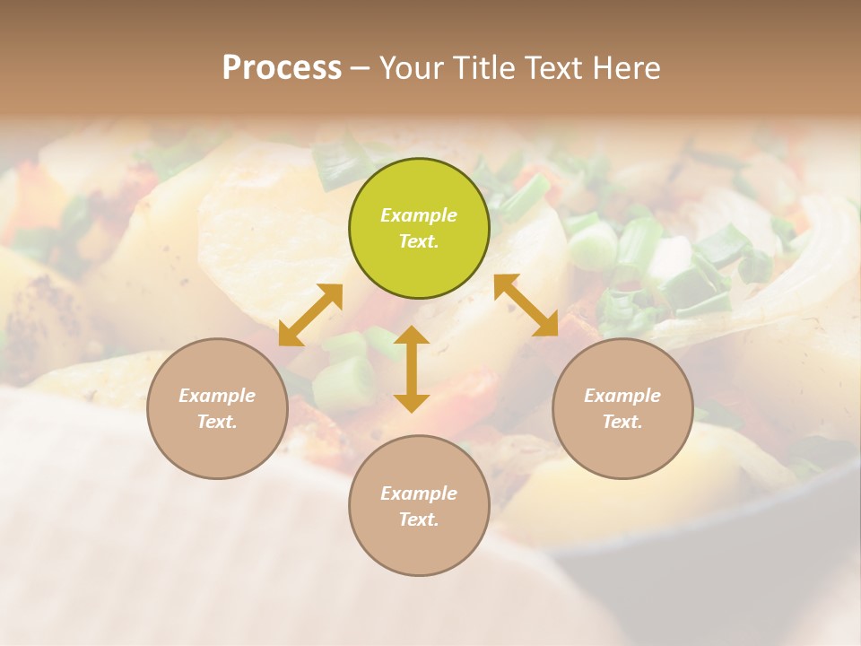 Panfried Large Chunks Carrots PowerPoint Template