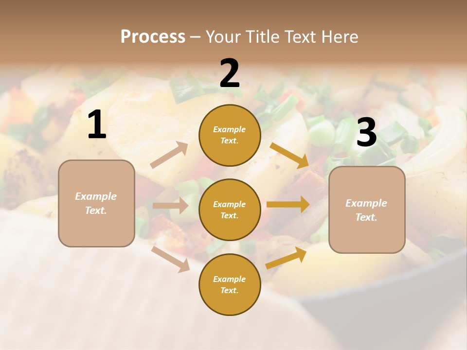 Panfried Large Chunks Carrots PowerPoint Template