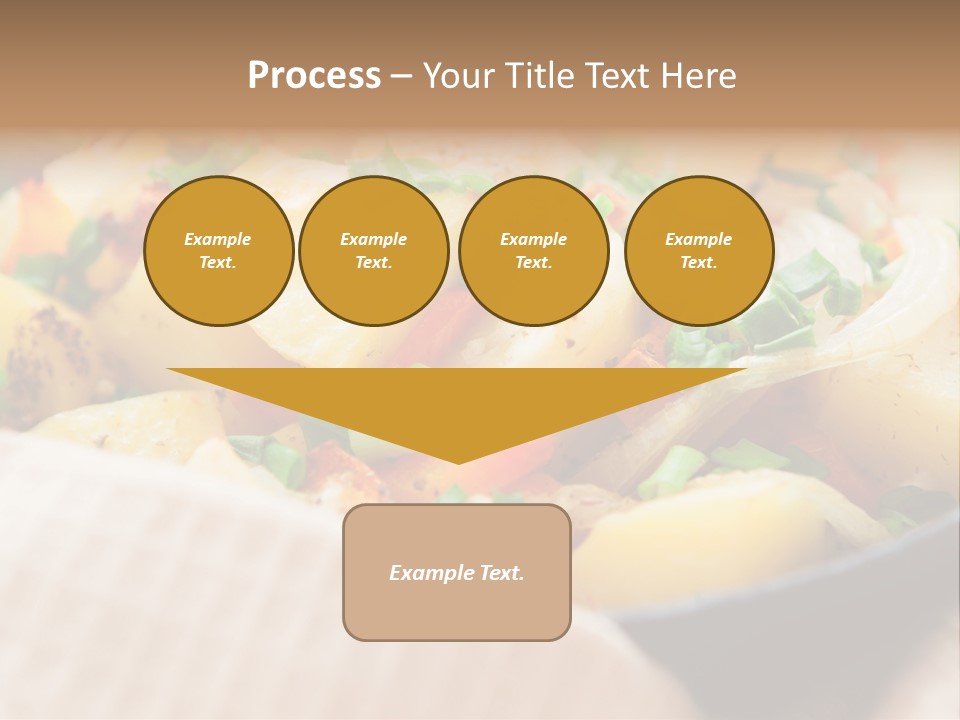 Panfried Large Chunks Carrots PowerPoint Template