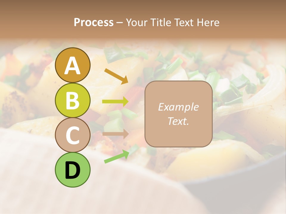 Panfried Large Chunks Carrots PowerPoint Template