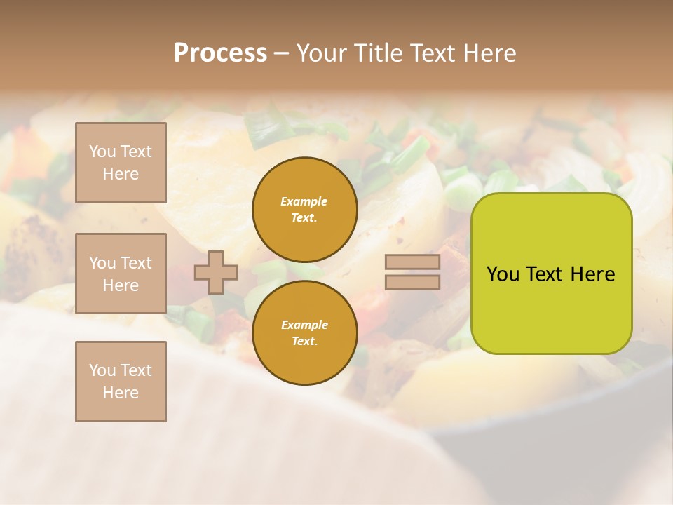 Panfried Large Chunks Carrots PowerPoint Template