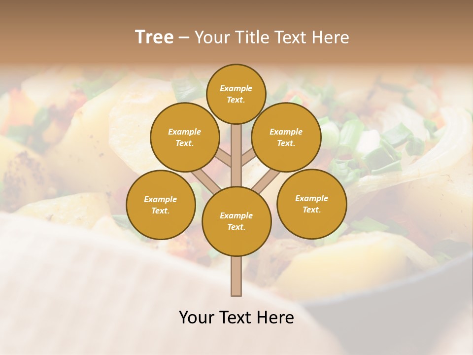 Panfried Large Chunks Carrots PowerPoint Template