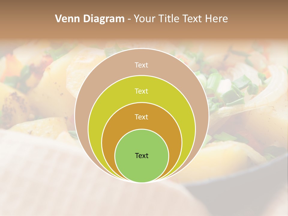 Panfried Large Chunks Carrots PowerPoint Template