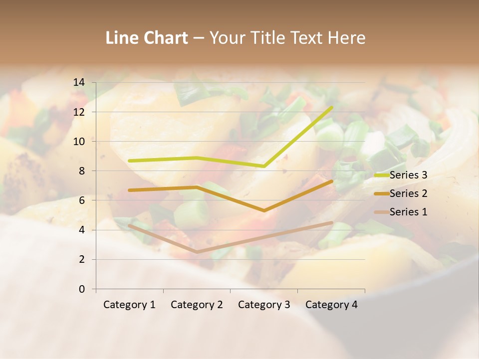 Panfried Large Chunks Carrots PowerPoint Template