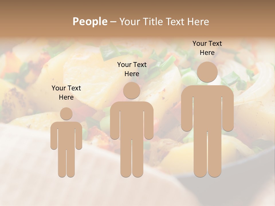 Panfried Large Chunks Carrots PowerPoint Template