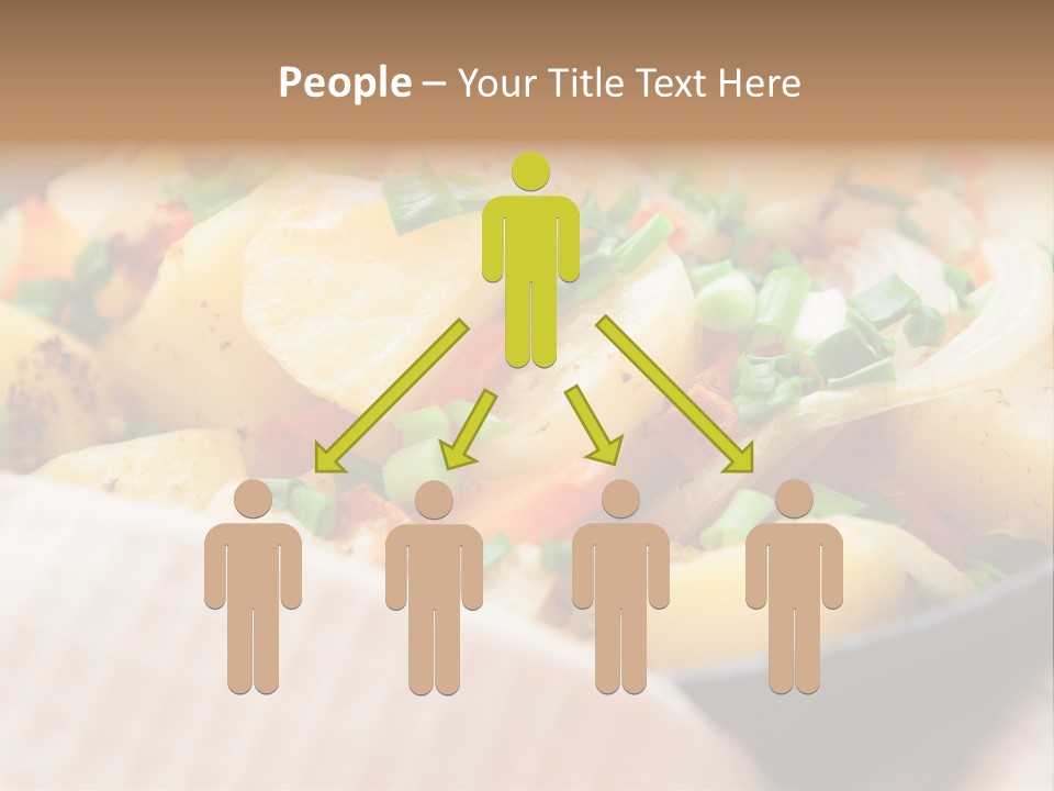 Panfried Large Chunks Carrots PowerPoint Template