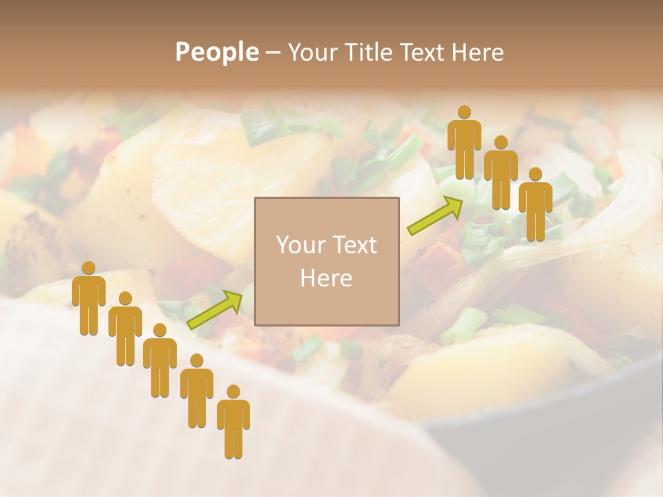 Panfried Large Chunks Carrots PowerPoint Template