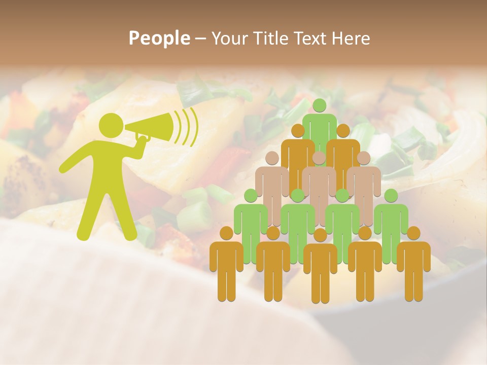 Panfried Large Chunks Carrots PowerPoint Template