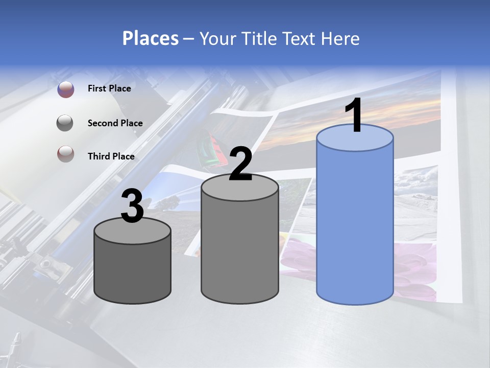 Business Printer Publish PowerPoint Template