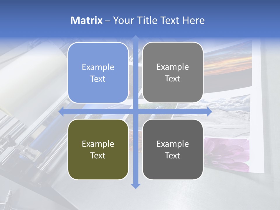 Business Printer Publish PowerPoint Template