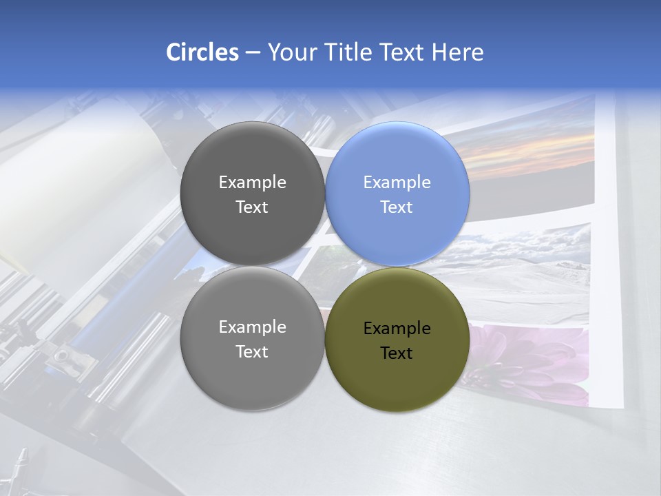 Business Printer Publish PowerPoint Template