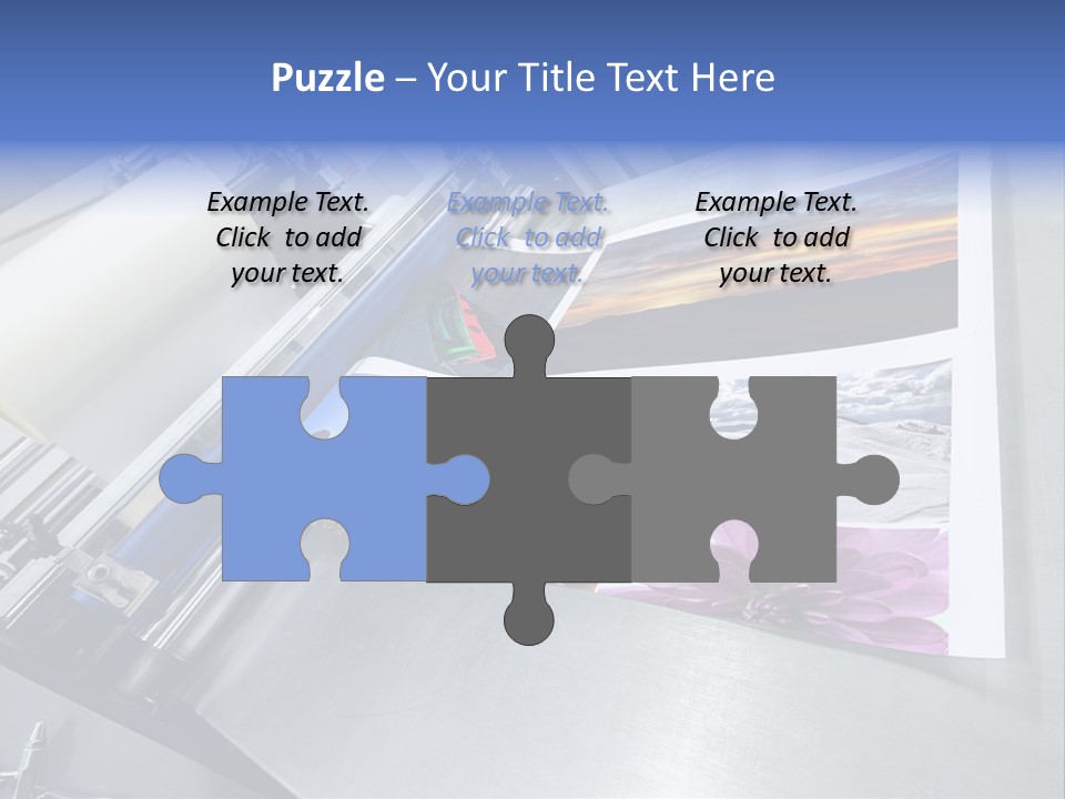 Business Printer Publish PowerPoint Template