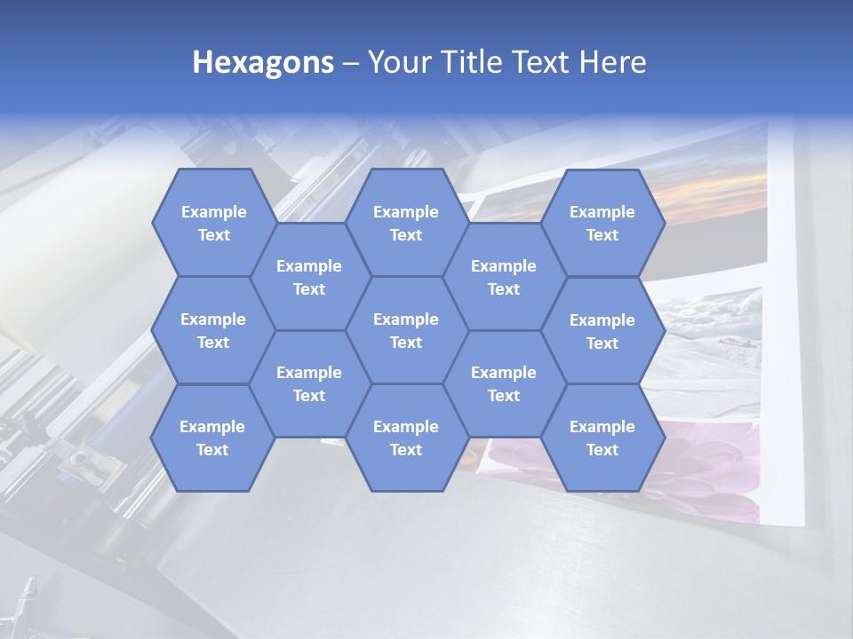 Business Printer Publish PowerPoint Template