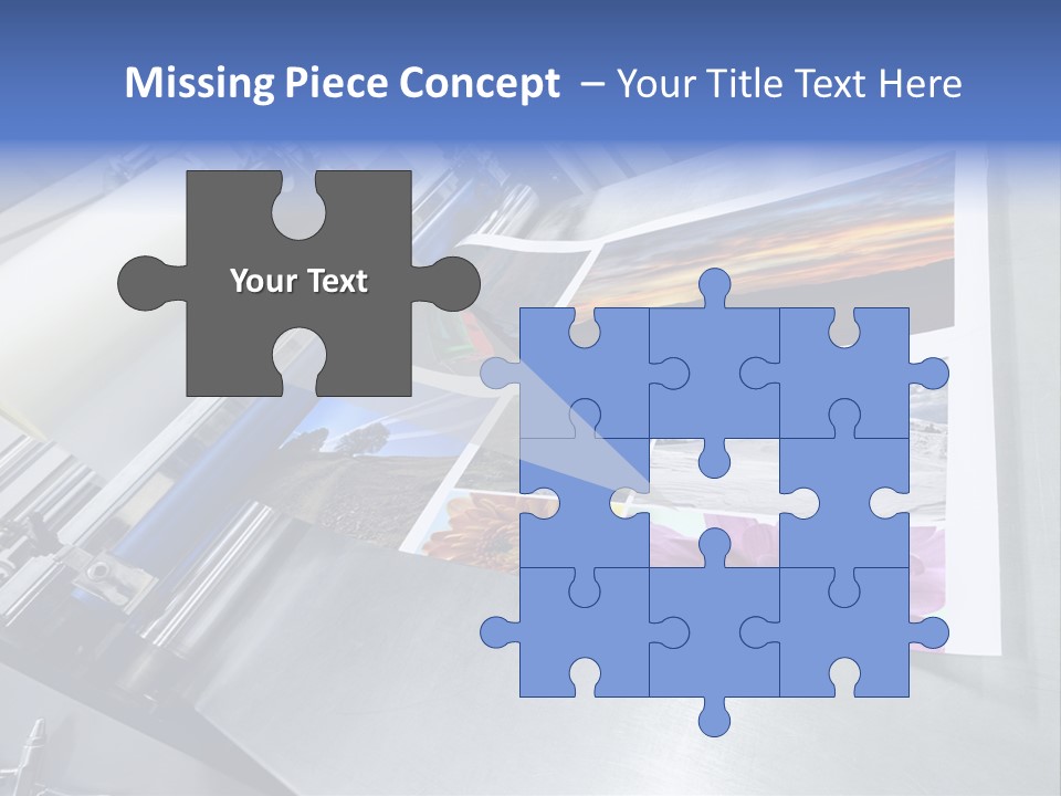 Business Printer Publish PowerPoint Template