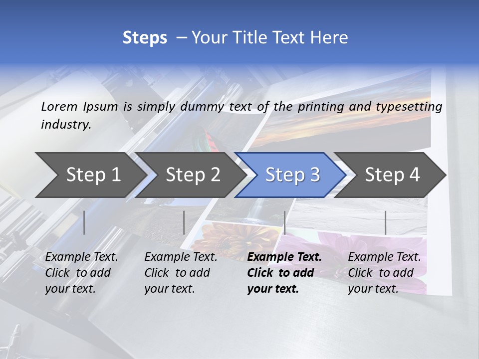Business Printer Publish PowerPoint Template