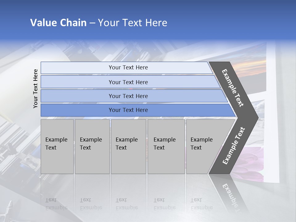 Business Printer Publish PowerPoint Template